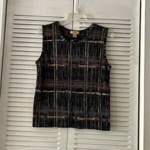 Plisse’ Sleeveless Women's Top